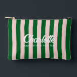Colourful Stylish Bright Colour Minimalist Stripes Accessory Pouch<br><div class="desc">Print Cut Sew Small Accessory Pouch</div>