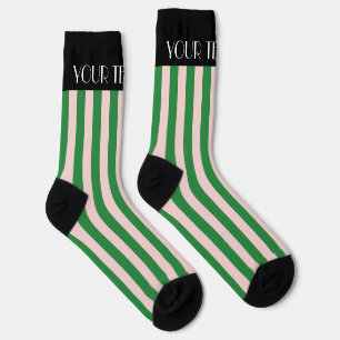 Colourful Stylish Bright Colour Minimalist Stripes Socks