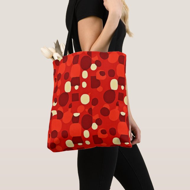 Colourful Stylish Diverse Elegance Pattern Tote Bag (Close Up)