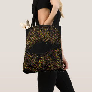Colourful Stylish Lips Tote Bag