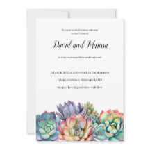 Colourful Succulent Wedding