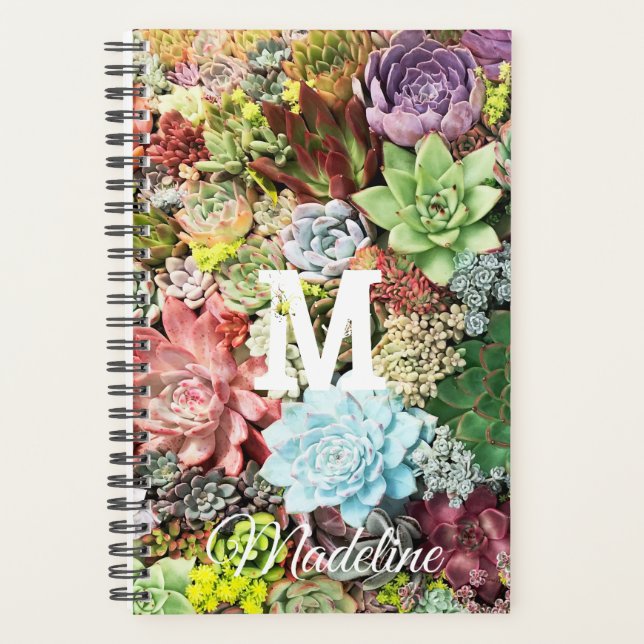 Colourful Succulents Planner (Front)