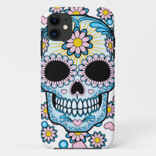 Colourful Sugar Skull iPhone 11 Case
