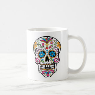 Colourful Sugar Skull Coffee Mug