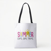 Colourful Summer Dips Sips Trips with Drink and Su