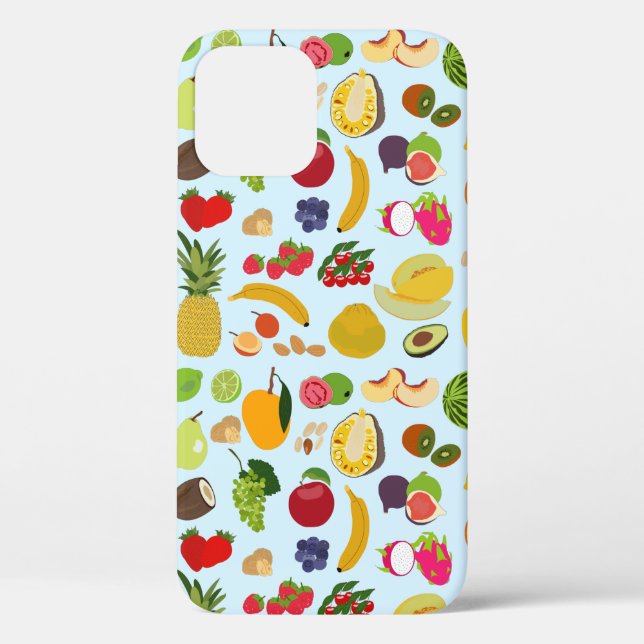 Colourful Summer Fruit Pattern Case-Mate iPhone Case (Back)
