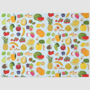 Colourful Summer Fruit Pattern Tissue Paper