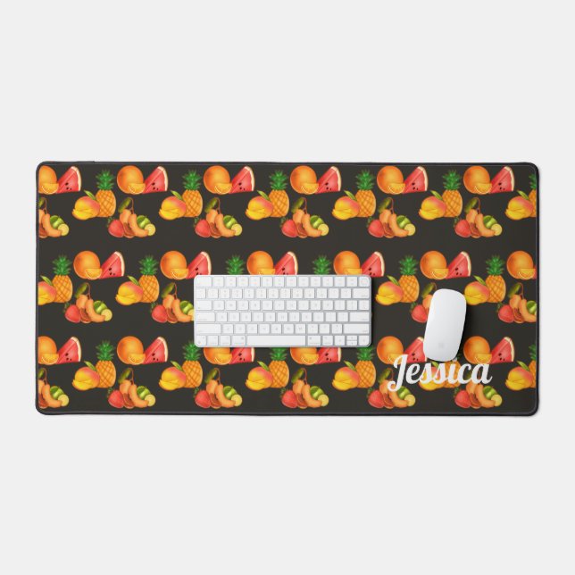 Colourful Summer Fruit Salad Desk Mat (Keyboard & Mouse)