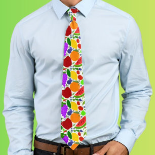 Colourful Summer Fruits Tie