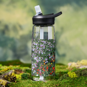 Colourful Summer Garden Floral Water Bottle