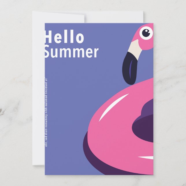 Colourful summer holiday card (Front)