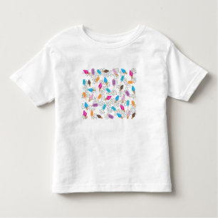 Colourful Summer Ice Cream Pattern Toddler T-Shirt