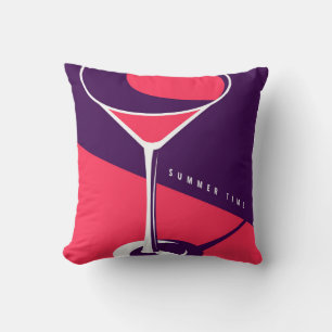 Colourful summer lay out cushion