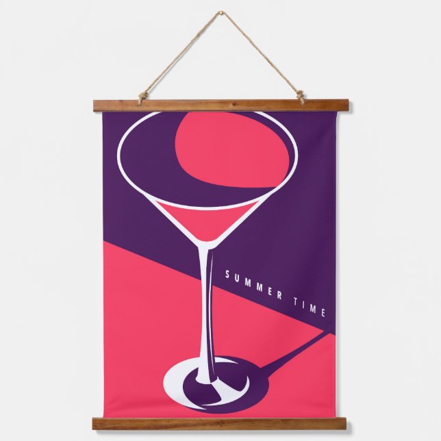 Colourful summer lay out hanging tapestry (Front)