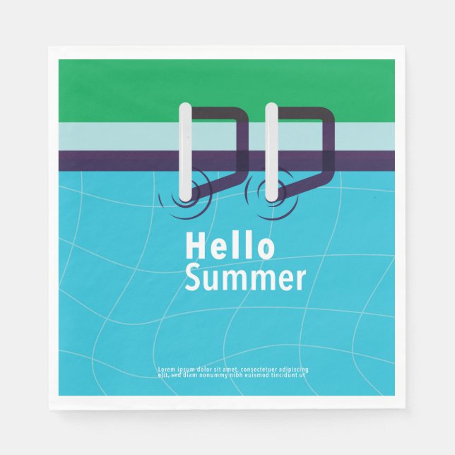 Colourful summer napkin (Front)