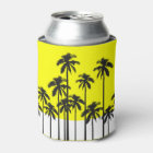 Colourful Summer Neon Yellow & Tropical Palm Trees