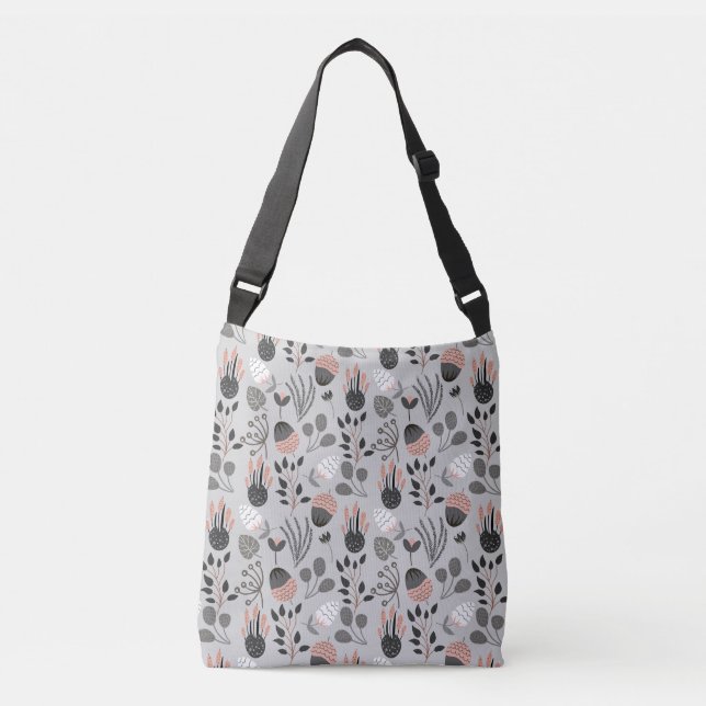Colourful Summer Pattern Crossbody Bag (Front)