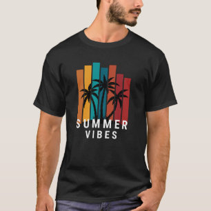 Colourful Summer Vibes Illustrated T-Shirt