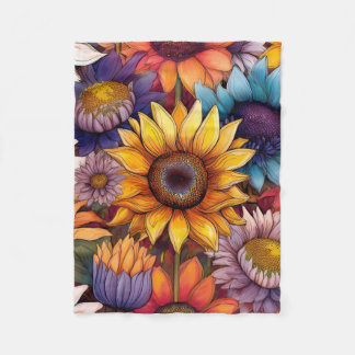 Colourful Sunflower Blanket | Autumn