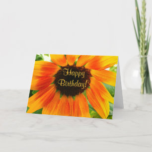 Colourful Sunflower Card