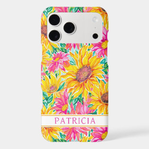 Colourful Sunflowers Painting Monogrammed