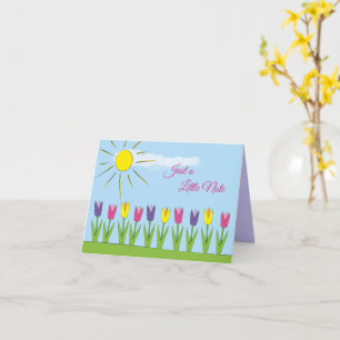 Colourful Sunny Day Tulips All Occasiom Card
