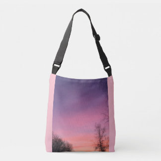 Colourful sunrise tote bag