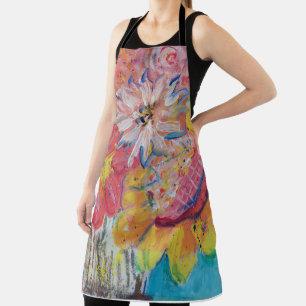 Colourful Suns by Lydia's Art Sangria Apron