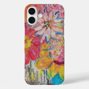 Colourful Suns by Lydia's Art Sangria iPhone 16 Plus Case