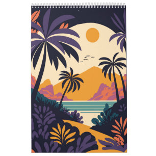 Colourful sunset Calendar