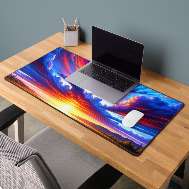 Colourful Sunset Desk Mat (Office 2)