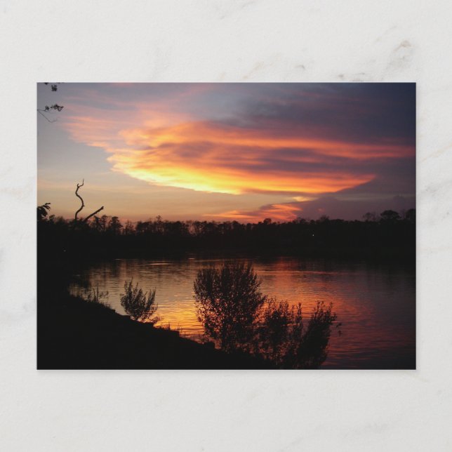 Colourful Sunset Postcard (Front)