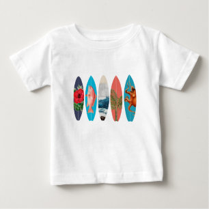 Colourful Surfboards Baby T-Shirt
