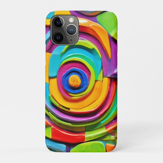 Colourful Surreal Sculpture Play Case-Mate iPhone Case (Back)
