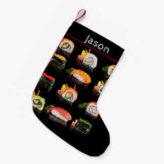 Colourful Sushi Photo  Small Christmas Stocking