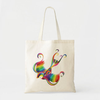 Colourful Swallow Tote