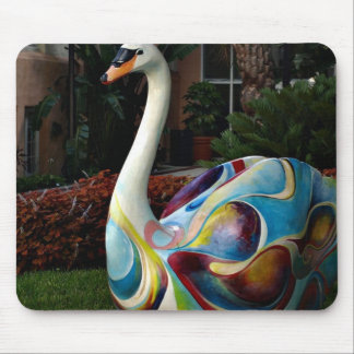 Colourful Swan Mouse Pad