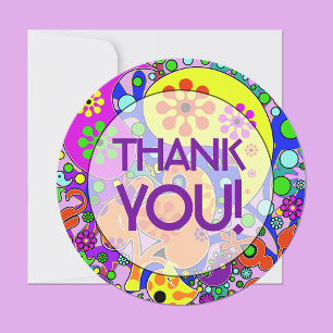 Colourful Sweet 16 Birthday Party Invitations