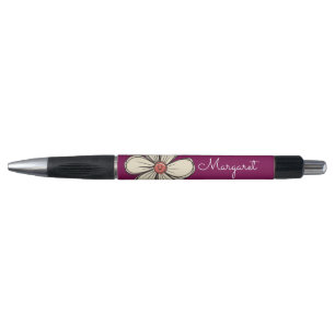Colourful Sweet Doodle Flower Custom Name