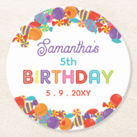 Colourful Sweet Fun Candy Birthday Party