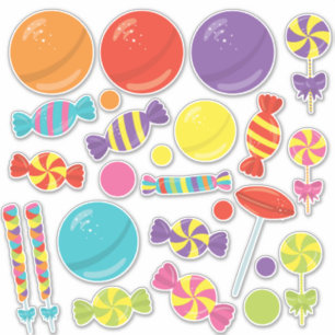 Colourful Sweet Fun Candy Theme 