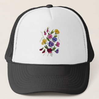 Colourful Sweet Peas Trucker Hat