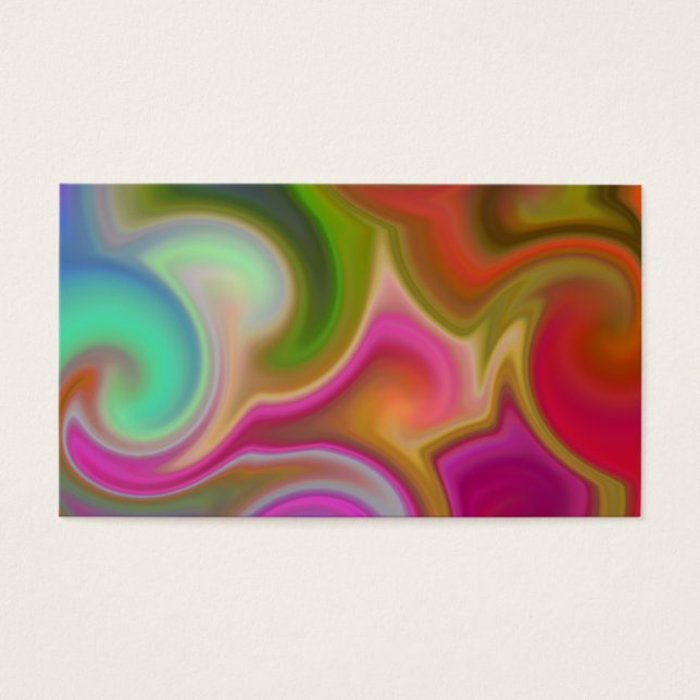 Colourful Swirl Abstract (Front)