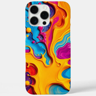 Colourful Swirl Abstract Ink iPhone Case
