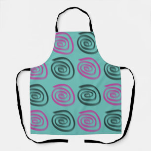 Colourful Swirl Pattern Apron