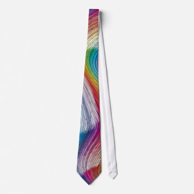 Colourful Swirl Tie (Front)