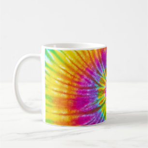 Colourful Swirl Tie-Dye Abstract. Coffee Mug