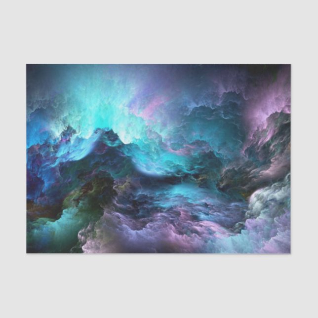 Colourful Swirling Clouds - Tissue Paper (Front)