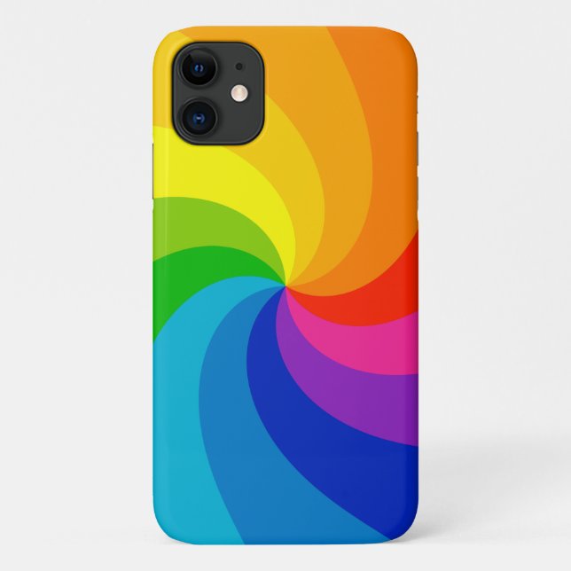 Colourful Swirling Colour Wheel Case-Mate iPhone Case (Back)