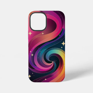 Colourful Swirly Gradient Wallpaper Phone Case